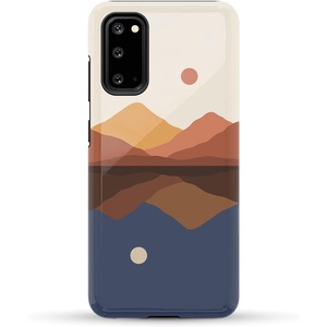 image:imageCasely Galaxy S20 Case  Grand Cabana  Palm Beach  Essential Slim DualLayer Protective DesignOpposites Attract  Day  Night Mountains