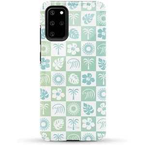 image:imageCasely Galaxy S20 Case  Grand Cabana  Palm Beach  Essential Slim DualLayer Protective DesignPura Vida  Coastal Checkers