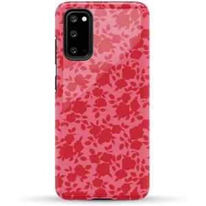 image:imageCasely Galaxy S20 Case  Grand Cabana  Palm Beach  Essential Slim DualLayer Protective DesignRose Garden  Red Aesthetic