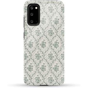 image:imageCasely Galaxy S20 Case  Grand Cabana  Palm Beach  Essential Slim DualLayer Protective DesignSage Tapestry  Floral Vines
