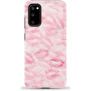 image:imageCasely Galaxy S20 Case  Grand Cabana  Palm Beach  Essential Slim DualLayer Protective DesignSealed with a Kiss  Pink Lipstick