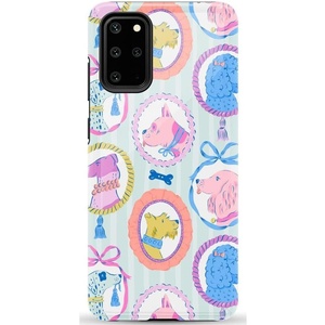 image:imageCasely Galaxy S20 Plus Case  Lovebug  Blue Hearts  Essential Slim DualLayer Protective DesignChateau Pups  French Dog