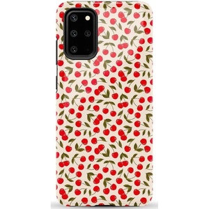 image:imageCasely Galaxy S20 Plus Case  Lovebug  Blue Hearts  Essential Slim DualLayer Protective DesignCherry on Top  Red Cherries