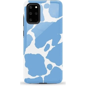 image:imageCasely Galaxy S20 Plus Case  Lovebug  Blue Hearts  Essential Slim DualLayer Protective DesignCurrent MOOd  Light Blue Cow Print