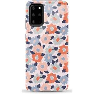 image:imageCasely Galaxy S20 Plus Case  Lovebug  Blue Hearts  Essential Slim DualLayer Protective DesignField of Flowers  Pastel Floral
