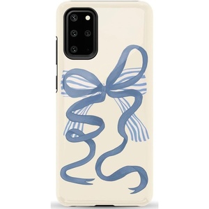image:imageCasely Galaxy S20 Plus Case  Lovebug  Blue Hearts  Essential Slim DualLayer Protective DesignHeartstrings  Blue Bow