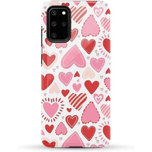 image:imageCasely Galaxy S20 Plus Case  Lovebug  Blue Hearts  Essential Slim DualLayer Protective DesignLove Struck  Heart Stickers