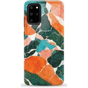 image:imageCasely Galaxy S20 Plus Case  Lovebug  Blue Hearts  Essential Slim DualLayer Protective DesignOf Quartz  Sculpted Marble