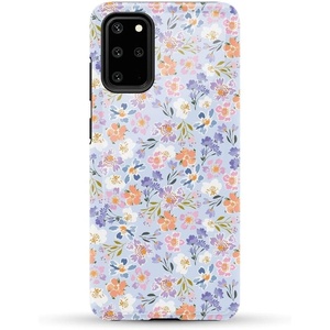 image:imageCasely Galaxy S20 Plus Case  Lovebug  Blue Hearts  Essential Slim DualLayer Protective DesignPoppy Meadows  Pastel Floral