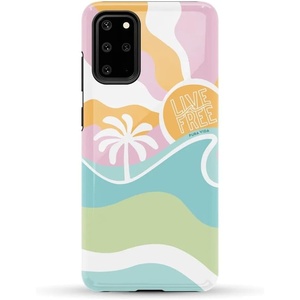 image:imageCasely Galaxy S20 Plus Case  Lovebug  Blue Hearts  Essential Slim DualLayer Protective DesignPura Vida  Tropical Dreams