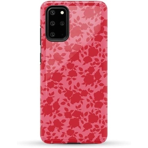 image:imageCasely Galaxy S20 Plus Case  Lovebug  Blue Hearts  Essential Slim DualLayer Protective DesignRose Garden  Red Aesthetic