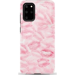 image:imageCasely Galaxy S20 Plus Case  Lovebug  Blue Hearts  Essential Slim DualLayer Protective DesignSealed with a Kiss  Pink Lipstick