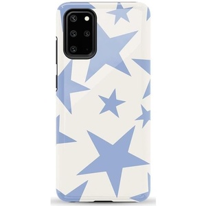image:imageCasely Galaxy S20 Plus Case  Lovebug  Blue Hearts  Essential Slim DualLayer Protective DesignStars Align  Blue  White Stars