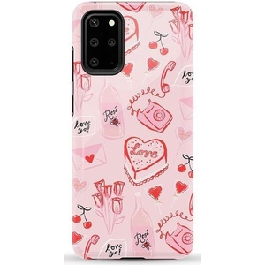 image:imageCasely Galaxy S20 Plus Case  Lovebug  Blue Hearts  Essential Slim DualLayer Protective DesignThats Amore  Valentines