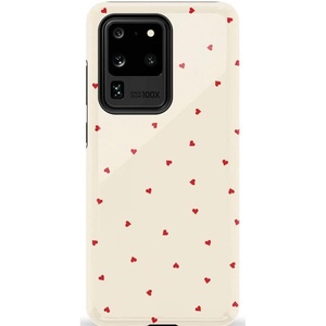 image:imageCasely Galaxy S20 Ultra Case  XOXO  Candy Hearts  Essential Slim DualLayer Protective DesignBe Mine  Tiny Hearts