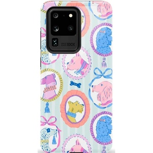 image:imageCasely Galaxy S20 Ultra Case  XOXO  Candy Hearts  Essential Slim DualLayer Protective DesignChateau Pups  French Dog