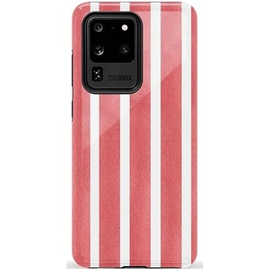 image:imageCasely Galaxy S20 Ultra Case  XOXO  Candy Hearts  Essential Slim DualLayer Protective DesignEast Coast Summer  Red Stripes