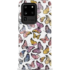 image:imageCasely Galaxy S20 Ultra Case  XOXO  Candy Hearts  Essential Slim DualLayer Protective DesignFree Spirit  Rainbow Butterfly