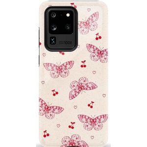 image:imageCasely Galaxy S20 Ultra Case  XOXO  Candy Hearts  Essential Slim DualLayer Protective DesignHeart Flutters  Butterfly