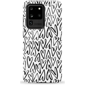 image:imageCasely Galaxy S20 Ultra Case  XOXO  Candy Hearts  Essential Slim DualLayer Protective DesignHeart Throb  Endless Hearts
