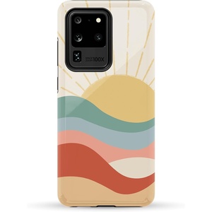 image:imageCasely Galaxy S20 Ultra Case  XOXO  Candy Hearts  Essential Slim DualLayer Protective DesignHere Comes the Sun  Colorblock Sunset