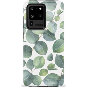 image:imageCasely Galaxy S20 Ultra Case  XOXO  Candy Hearts  Essential Slim DualLayer Protective DesignLeaf Me Alone  Green Floral Print