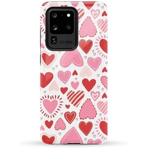 image:imageCasely Galaxy S20 Ultra Case  XOXO  Candy Hearts  Essential Slim DualLayer Protective DesignLove Struck  Heart Stickers