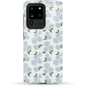 image:imageCasely Galaxy S20 Ultra Case  XOXO  Candy Hearts  Essential Slim DualLayer Protective DesignNantucket Cottage  Blue Hydrangea
