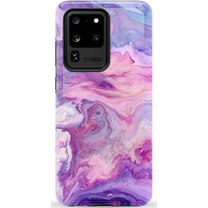 image:imageCasely Galaxy S20 Ultra Case  XOXO  Candy Hearts  Essential Slim DualLayer Protective DesignTie Dying Over You  Purple Marble