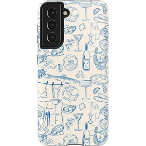 image:imageCasely Galaxy S21 Case  Nantucket Cottage  Blue Hydrangea  Essential Slim DualLayer Protective DesignAmalfi Aperitivo  Dolce Vita