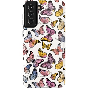image:imageCasely Galaxy S21 Case  Nantucket Cottage  Blue Hydrangea  Essential Slim DualLayer Protective DesignFree Spirit  Rainbow Butterfly