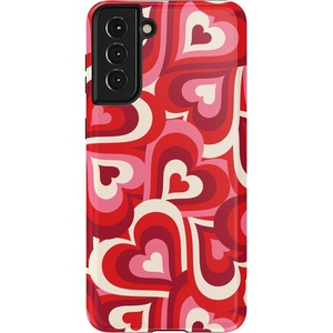 image:imageCasely Galaxy S21 Case  Nantucket Cottage  Blue Hydrangea  Essential Slim DualLayer Protective DesignLove Song Remix  Ombre Hearts