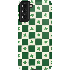 image:imageCasely Galaxy S21 Case  Nantucket Cottage  Blue Hydrangea  Essential Slim DualLayer Protective DesignLucky You  Shamrock