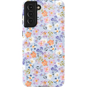 image:imageCasely Galaxy S21 Case  Nantucket Cottage  Blue Hydrangea  Essential Slim DualLayer Protective DesignPoppy Meadows  Pastel Floral