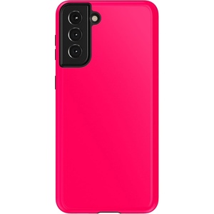 image:imageCasely Galaxy S21 Case  Nantucket Cottage  Blue Hydrangea  Essential Slim DualLayer Protective DesignThink Pink  Solid Neon Pink