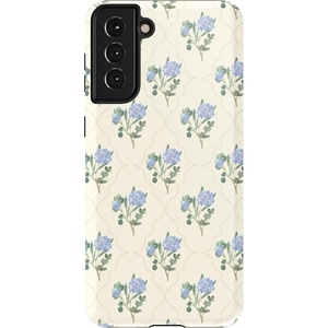 image:imageCasely Galaxy S21 Case  Nantucket Cottage  Blue Hydrangea  Essential Slim DualLayer Protective DesignVintage Garden  Blue Hydrangea