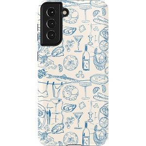 image:imageCasely Galaxy S21 Plus Case  Ride The Wave  Pastel Rainbow Lined  Essential Slim DualLayer Protective DesignAmalfi Aperitivo  Dolce Vita
