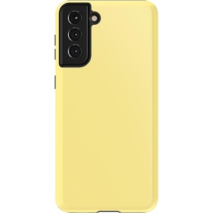 image:imageCasely Galaxy S21 Plus Case  Ride The Wave  Pastel Rainbow Lined  Essential Slim DualLayer Protective DesignButter Me Up  Butter Yellow