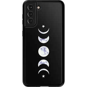 image:imageCasely Galaxy S21 Plus Case  Ride The Wave  Pastel Rainbow Lined  Essential Slim DualLayer Protective DesignIts Just a Phase  Marble Moon