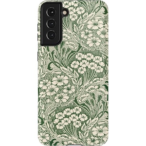 image:imageCasely Galaxy S21 Plus Case  Ride The Wave  Pastel Rainbow Lined  Essential Slim DualLayer Protective DesignMystic Meadow  Green Gardens