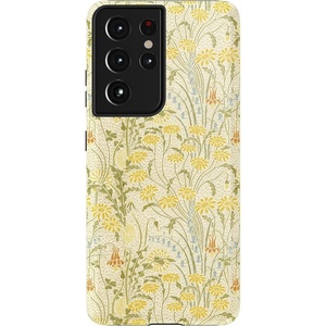 image:imageCasely Galaxy S21 Ultra Case  Opposites Attract  Day amp Night Mountains  Essential Slim DualLayer Protective DesignBoho Blooms  Golden Floral