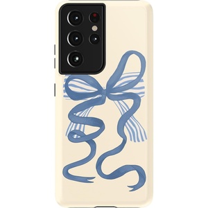 image:imageCasely Galaxy S21 Ultra Case  Opposites Attract  Day amp Night Mountains  Essential Slim DualLayer Protective DesignHeartstrings  Blue Bow