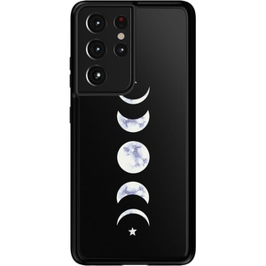 image:imageCasely Galaxy S21 Ultra Case  Opposites Attract  Day amp Night Mountains  Essential Slim DualLayer Protective DesignIts Just a Phase  Marble Moon