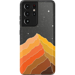 image:imageCasely Galaxy S21 Ultra Case  Opposites Attract  Day amp Night Mountains  Essential Slim DualLayer Protective DesignNight Skies  Mountain Starlight