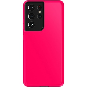 image:imageCasely Galaxy S21 Ultra Case  Opposites Attract  Day amp Night Mountains  Essential Slim DualLayer Protective DesignThink Pink  Solid Neon Pink