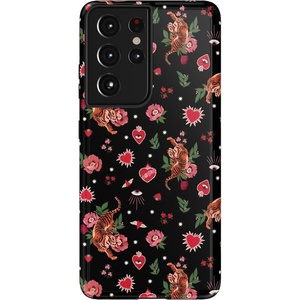 image:imageCasely Galaxy S21 Ultra Case  Opposites Attract  Day amp Night Mountains  Essential Slim DualLayer Protective DesignWild at Heart  Tiger