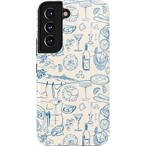 image:imageCasely Galaxy S22 Case  Blush Garden  Floral Doodle  Essential Slim DualLayer Protective DesignAmalfi Aperitivo  Dolce Vita