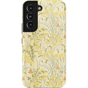 image:imageCasely Galaxy S22 Case  Blush Garden  Floral Doodle  Essential Slim DualLayer Protective DesignBoho Blooms  Golden Floral