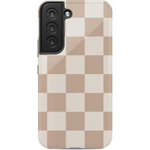image:imageCasely Galaxy S22 Case  Blush Garden  Floral Doodle  Essential Slim DualLayer Protective DesignFit Check  Neutral Checkerboard