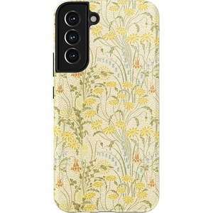 image:imageCasely Galaxy S22 Plus Case  Current Mood  Cow Print  Essential Slim DualLayer Protective DesignBoho Blooms  Golden Floral
